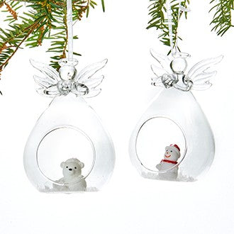 Hengeengel med liten figur – assortert