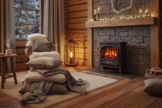 Warm House Elektrisk peisovn – hyttestemning
