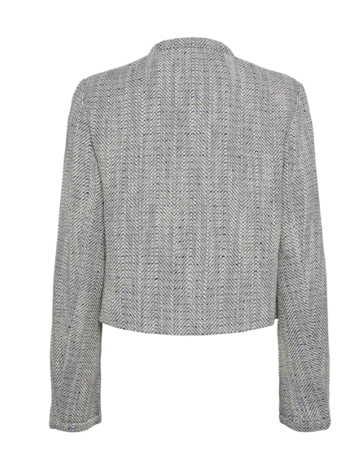 Y.A.S Yasnorali Ls Jacket - Navy Blazer - jakke med gullknapper