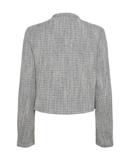 Y.A.S Yasnorali Ls Jacket - Navy Blazer - jakke med gullknapper