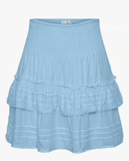 Y.A.S Ranti HMW Smock Skirt - Skjørt med brodert kant