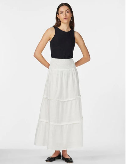 Y.A.S Yassila Hw Maxi Skirt - Star White - Ankelskjørt