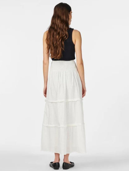 Y.A.S Yassila Hw Maxi Skirt - Star White - Ankelskjørt
